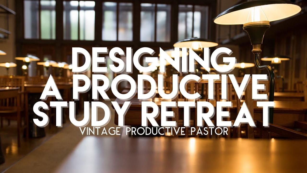 PP037 : Designing a Study Retreat | VINTAGE Productive Pastor