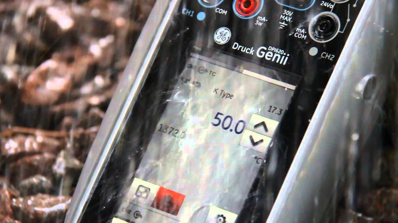 GE Druck - DPI620 Genii - Waterproof Feature Video