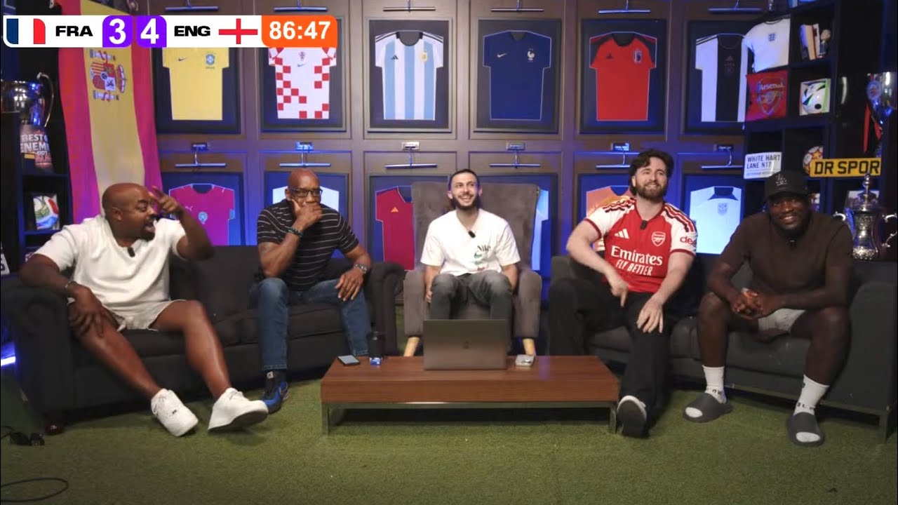 ENGLAND 6-4 FRANCE GOAL REACTIONS | CRAZIEST GAME EVER!