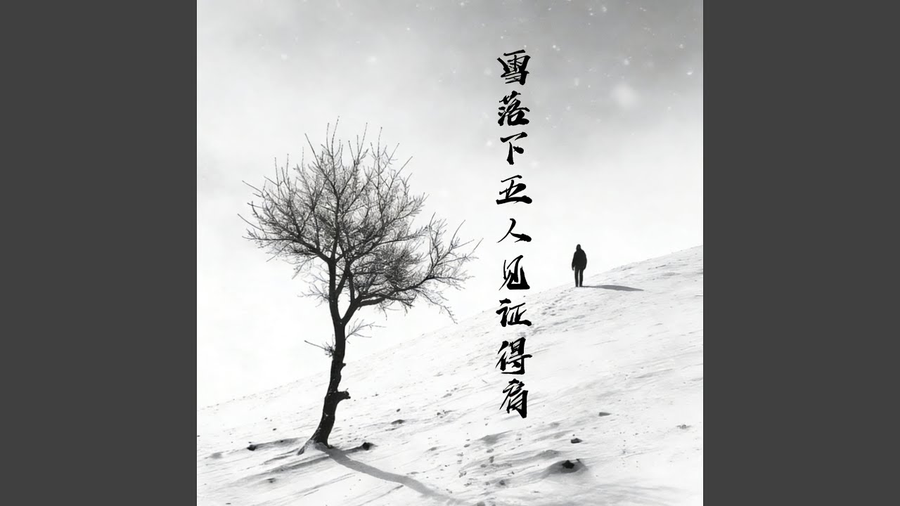 雪落下无人见证的肩