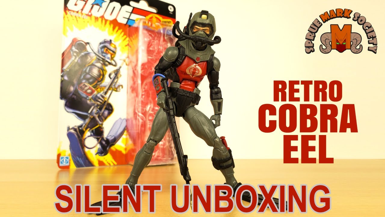 GI Joe Classified Series Retro Cardback Cobra EEL Unboxing #gijoeclassified #unboxingvideo