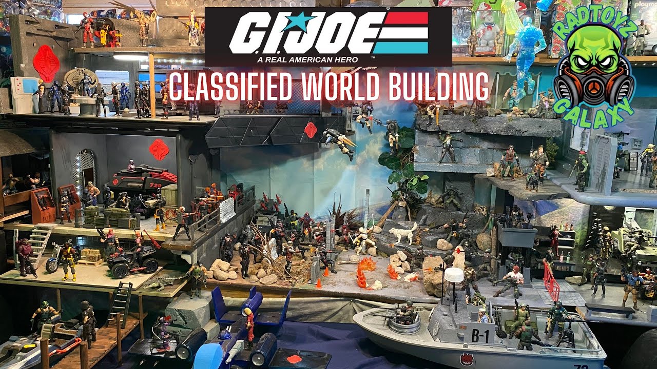 HUGE Gi joe Classified Diorama !