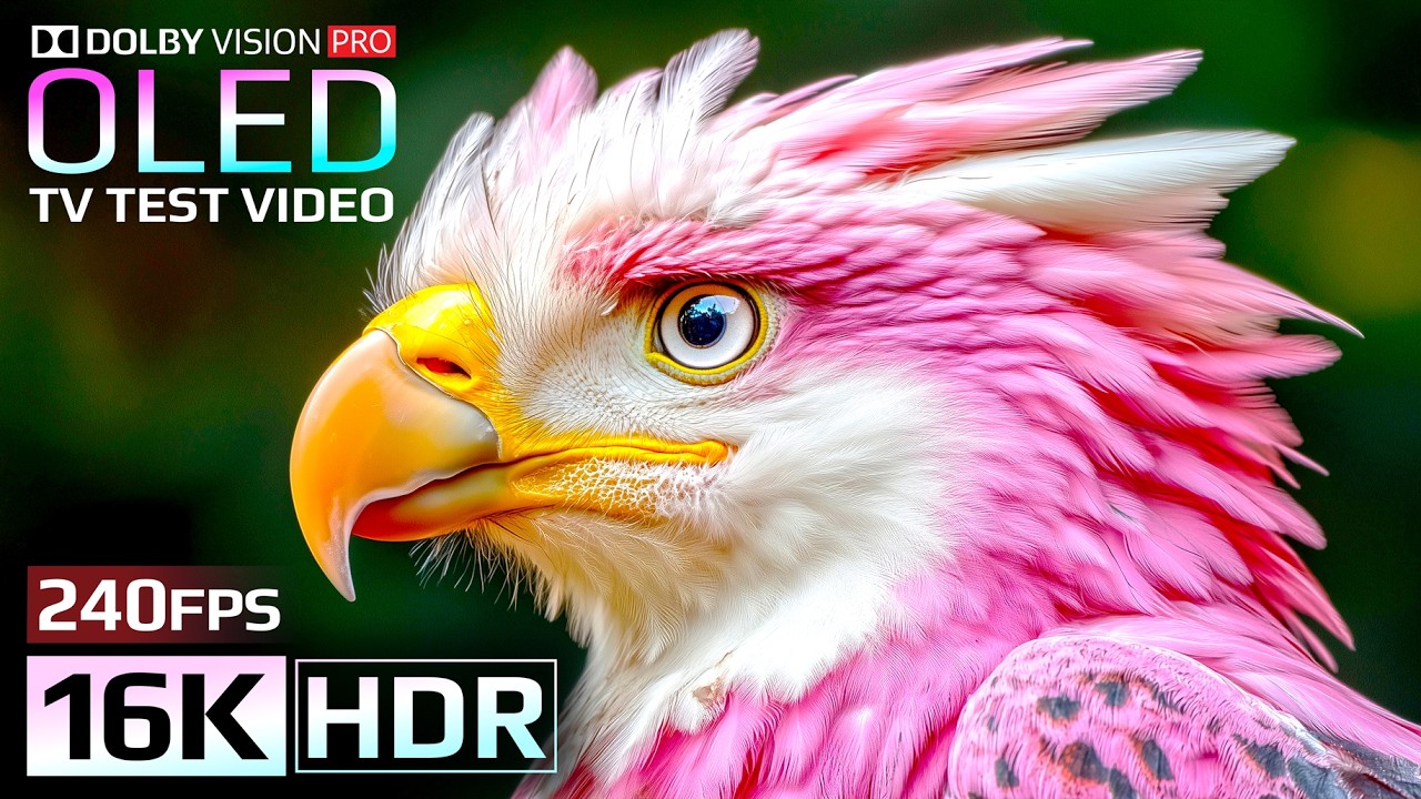 Stunning World in 16K HDR 240fps | Dolby Vision OLED (8K/4K TV Test)
