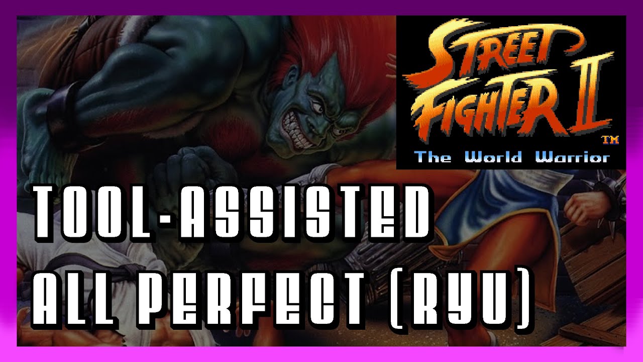 STREET FIGHTER 2 THE WORLD WARRIOR (Super Nintendo) All perfect RYU TAS