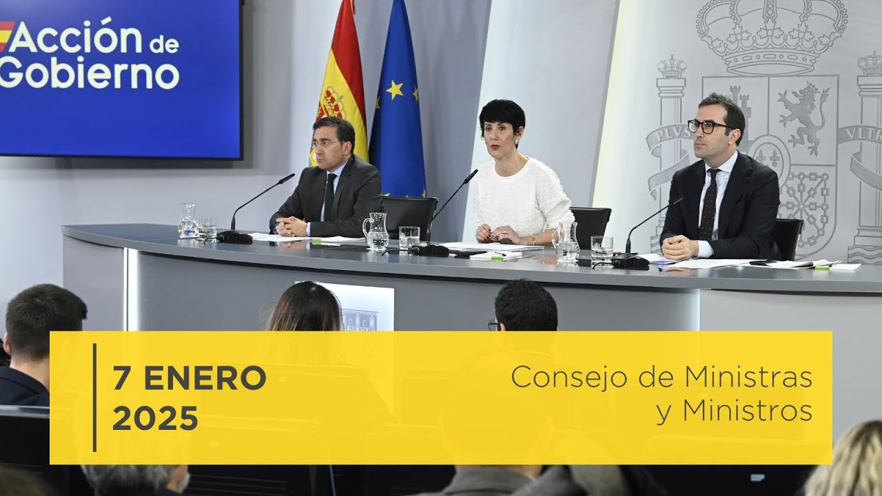 Rueda de prensa posterior al Consejo de Ministros y Ministras - 7 de enero 2026