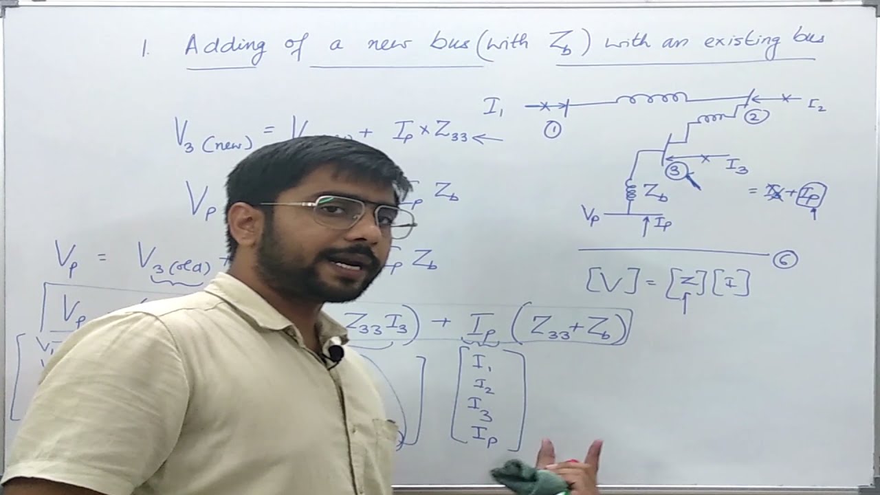92. Zbus Building Algorithm|| Formation of Bus Impedance Matrix|| GATE || ESE