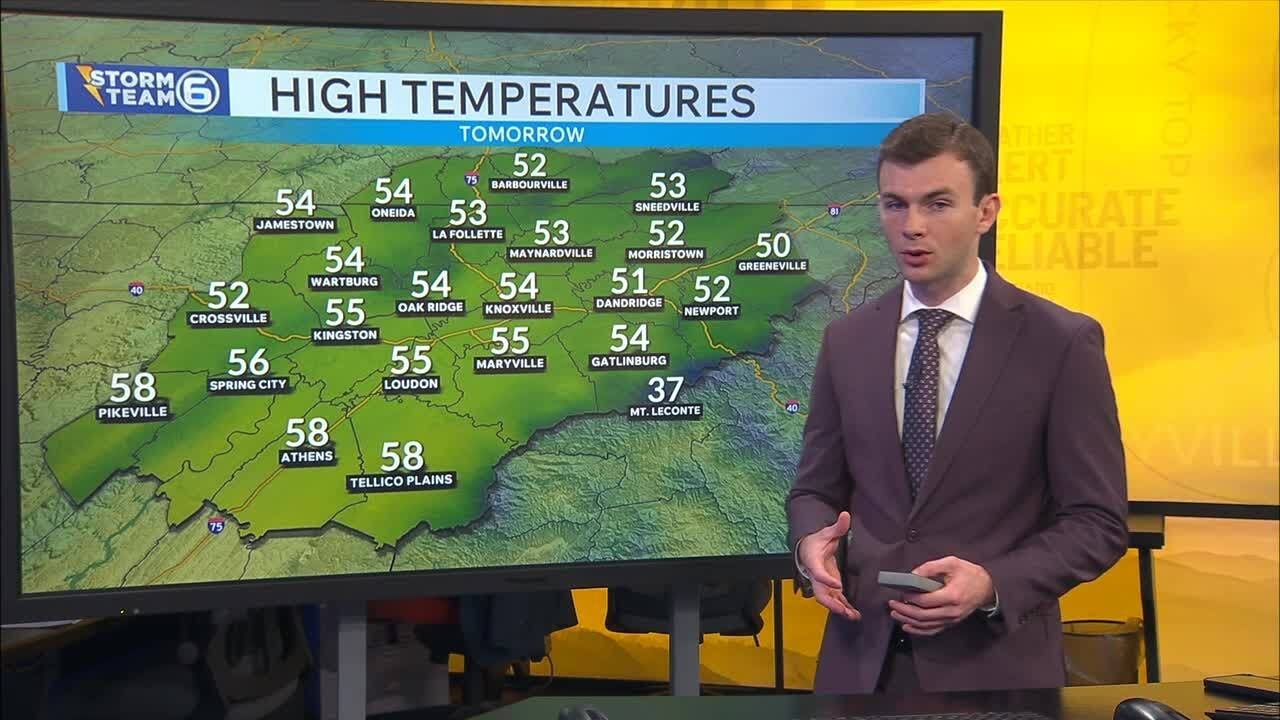A cooler Thursday with increasing clouds