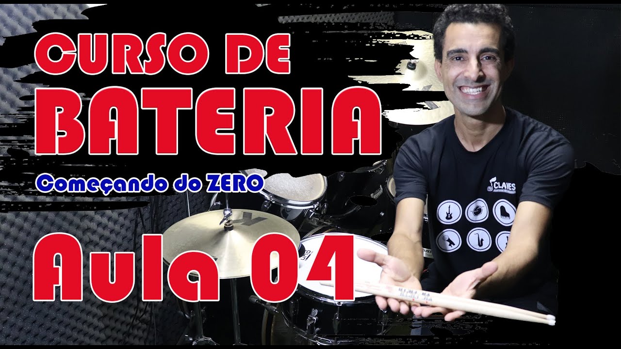 AULA 04 - VIRADAS básicas - Curso de Bateria (INICIANTES) - 01