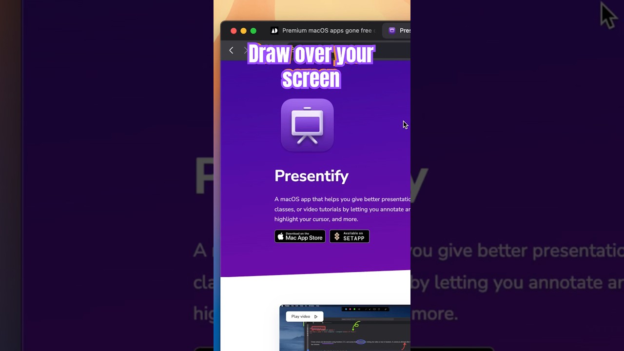 Draw on your screen when presenting or screen recording #presentationskills #presentationtools