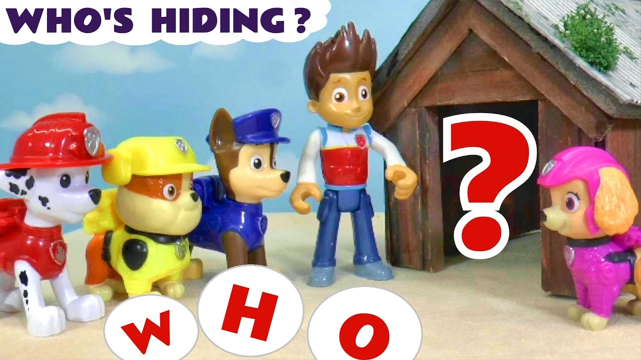Can the Pups work out Who is Hiding ?