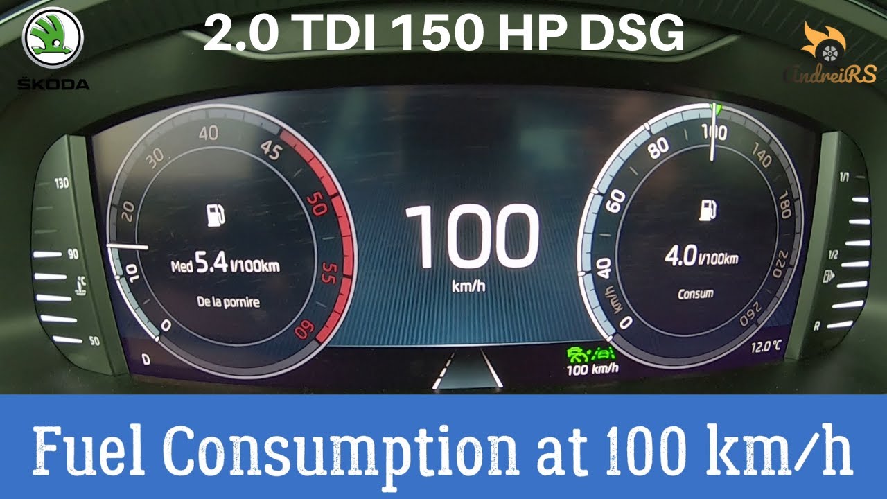 2020 Skoda Octavia 2.0 TDI 150 HP DSG Fuel Consumption Test