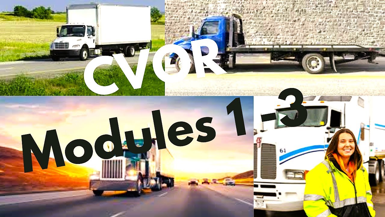 I Read the CVOR Manual (So You Don't Have To) Modules 1 - 3