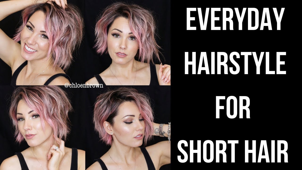 EVERYDAY HAIRSTYLE || SHORT HAIR