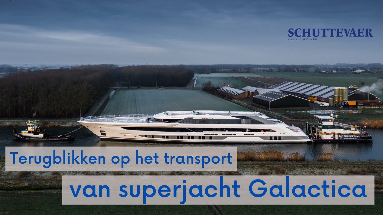 Studio Schuttevaer: Van der Wees en Heesen blikken terug op transport superjacht Galactica