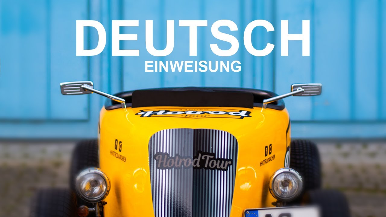 Einweisungsvideo Deutsch - Hotrod Tour Aachen - Wie funktioniert eine mini-HotRod Tour?