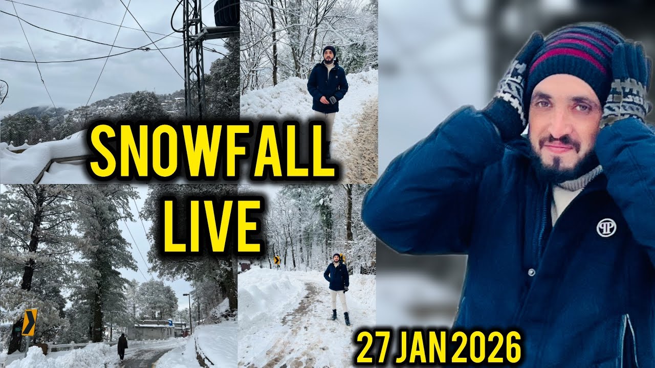Murree snowfall updates  ❄️ | Murree Snowfall Today Live | 2026 Vlog