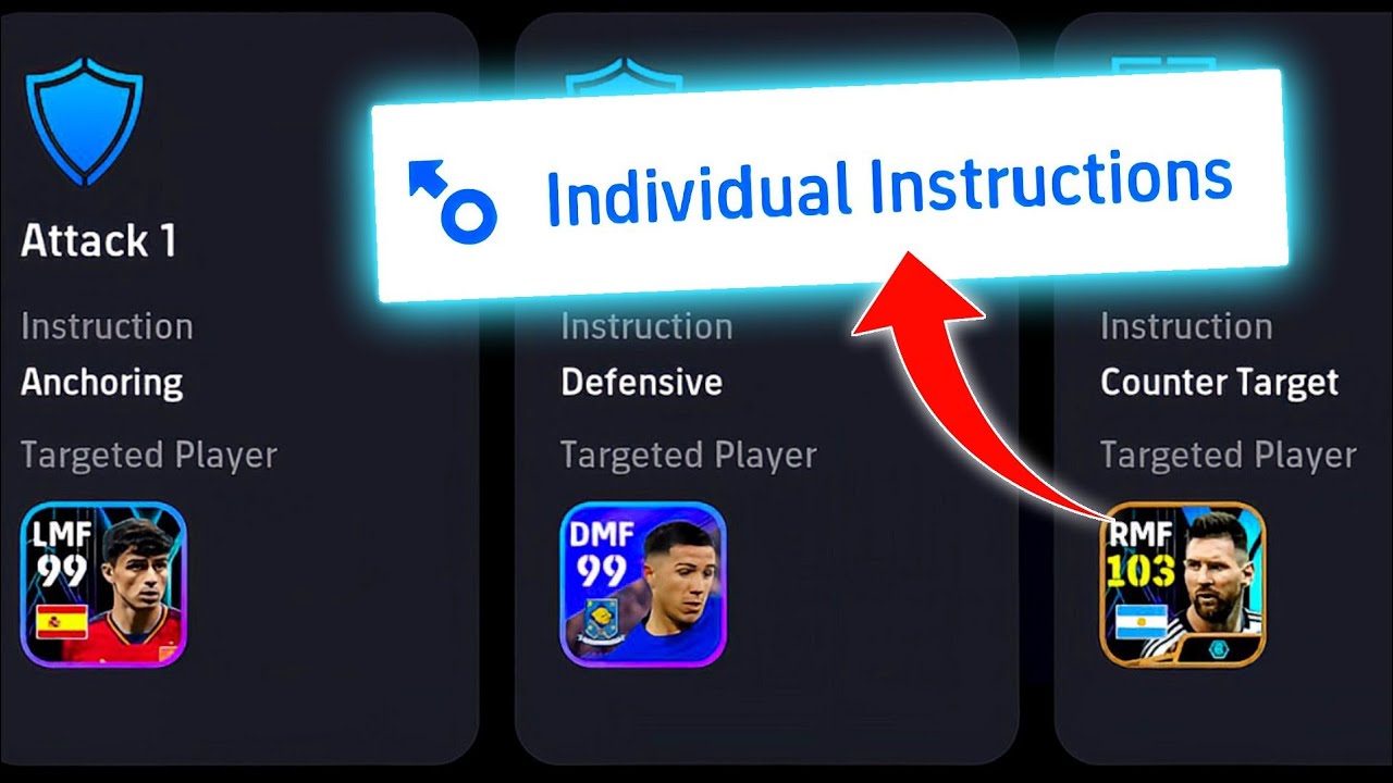 What is Individual Instruction? – Complete Guide || Efootball Mobile