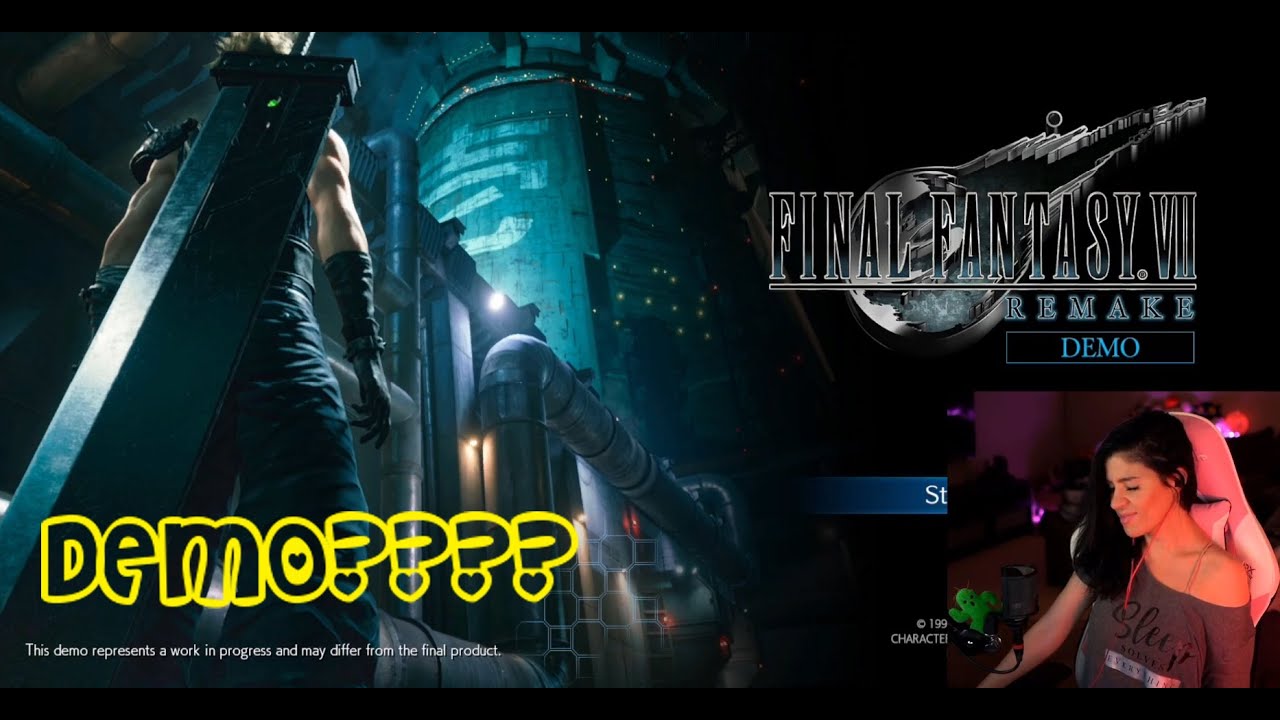 It's so AMAZING! Final Fantasy VII REMAKE DEMO REACTION.