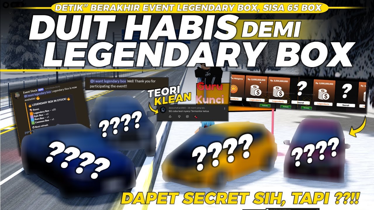 GACHA Di Event Legendaris Box DETIK