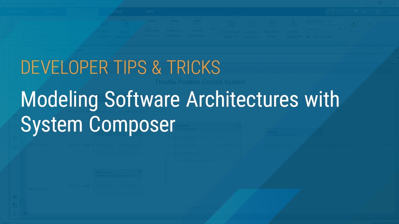 Modeling Software Architectures with System Composer