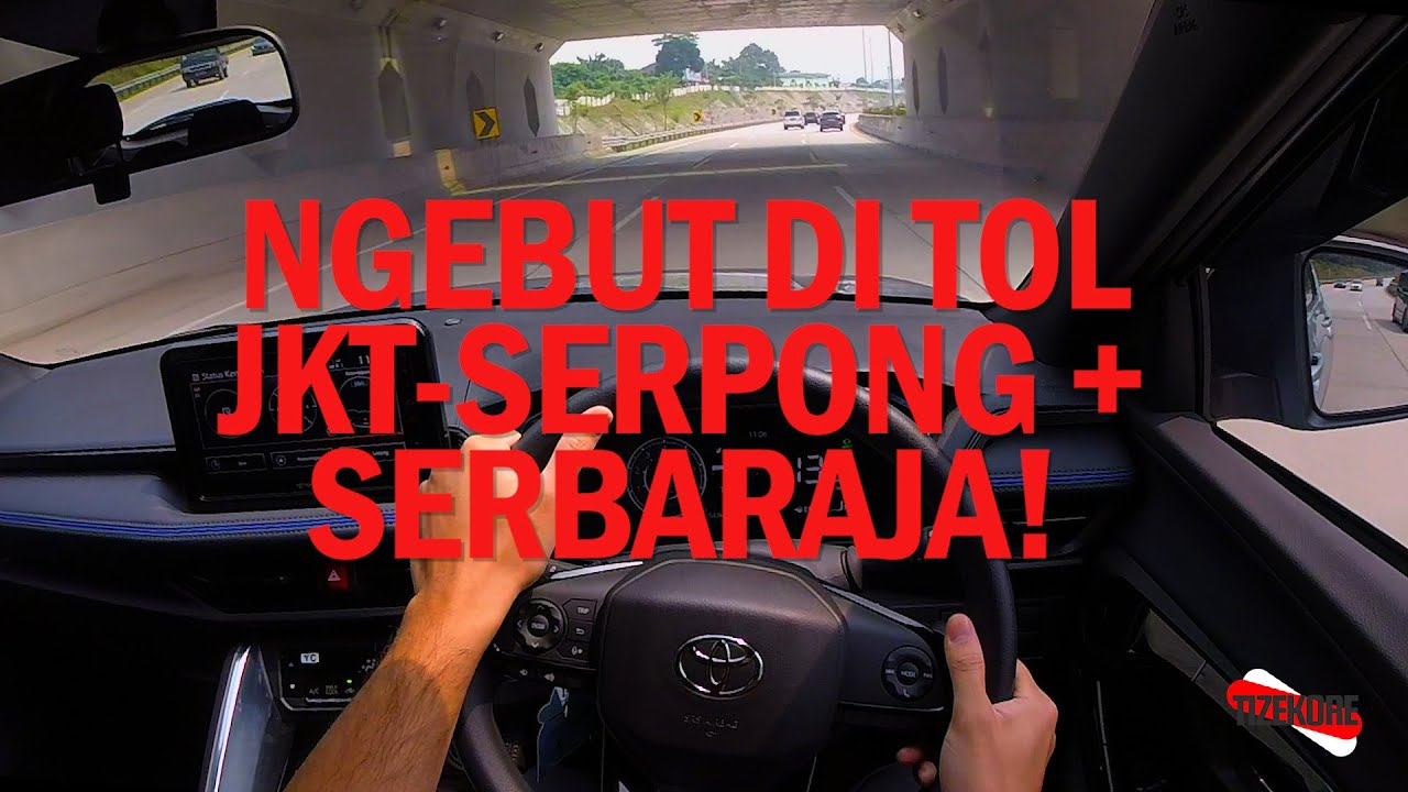 Yaris Cross 2023 1.5 G Driving Experience Ngebut di Tol Jkt-Serpong