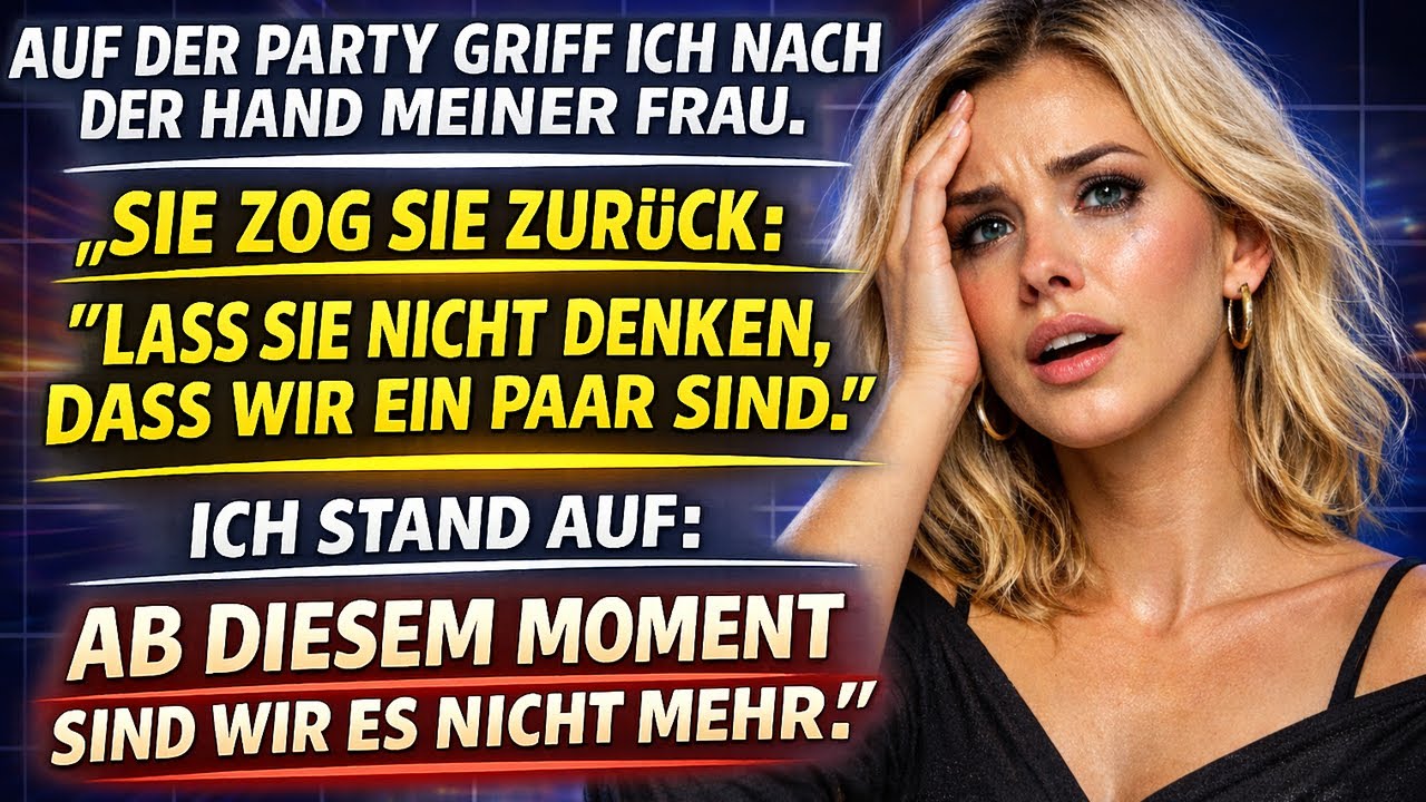 Ich suchte Nähe. Sie wollte nicht, dass man uns für ein Paar hält. Da ging ich…