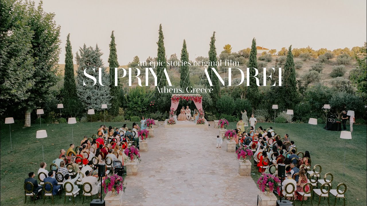 Supriya & Andrei | Greece | Indian-Romanian Wedding | Epic Stories