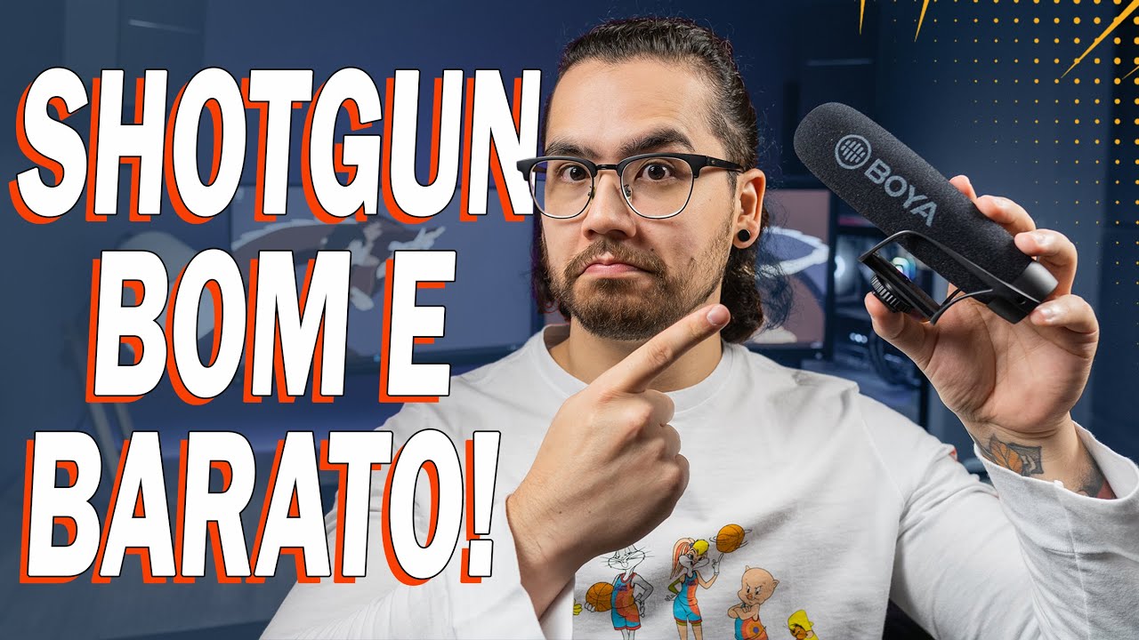 O Boya BY-BM2021 tem bom custo benefício? Microfone shotgun barato e com boa qualidade!