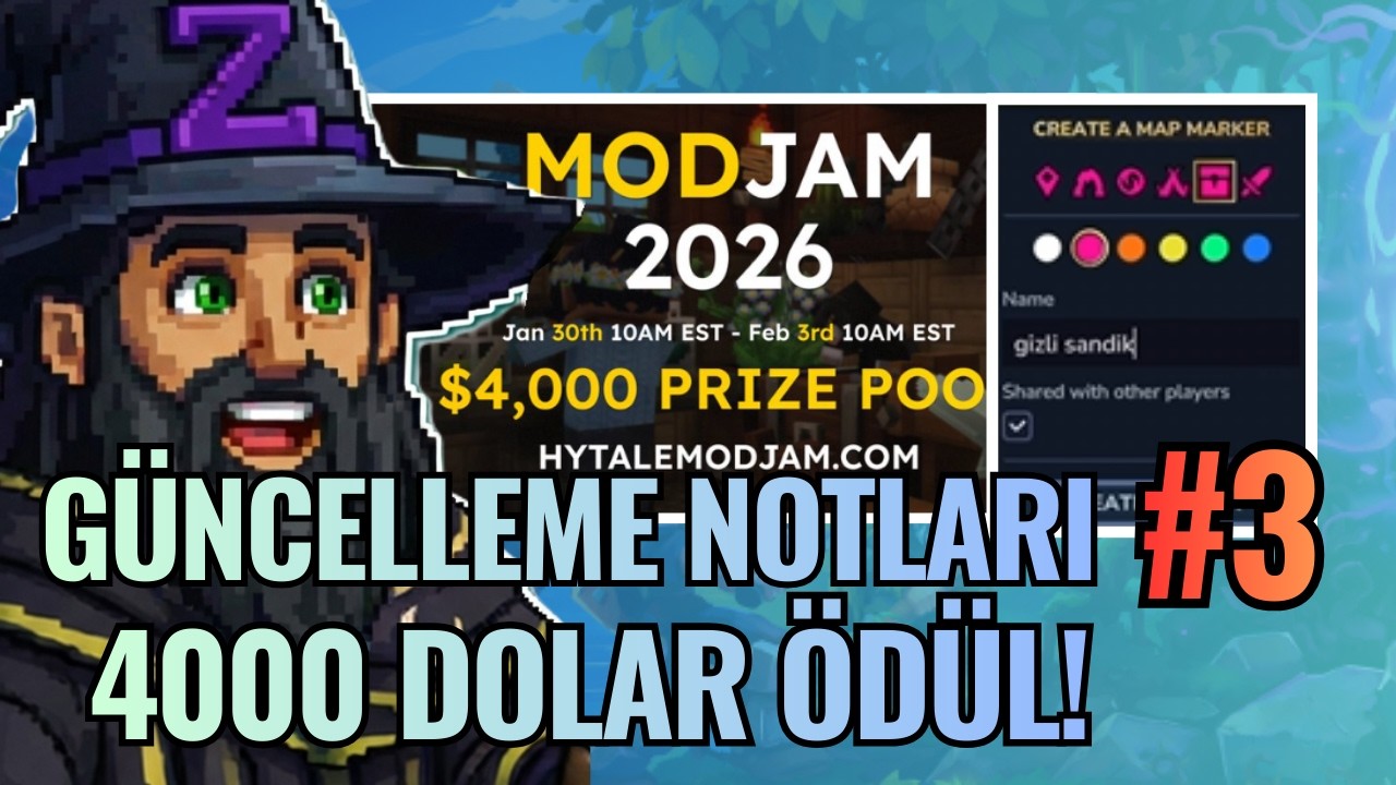 Hytale Yeni İçerik Güncellemesi #3 : Yeni Harita Sistemi, Kozmetikler ve Fazlası!