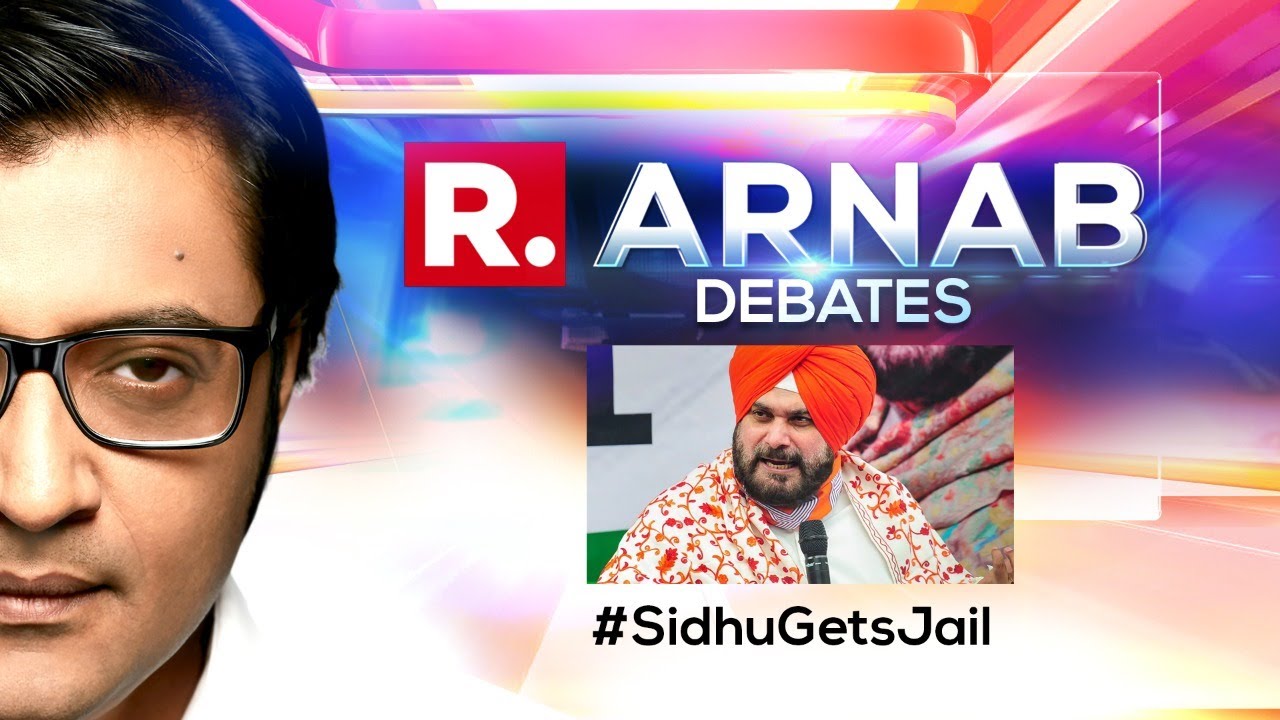 Navjot Sidhu Gets 1 Year Jail Term In Road Rage Case, 34 Years After He Killed A Man | Arnab Debates