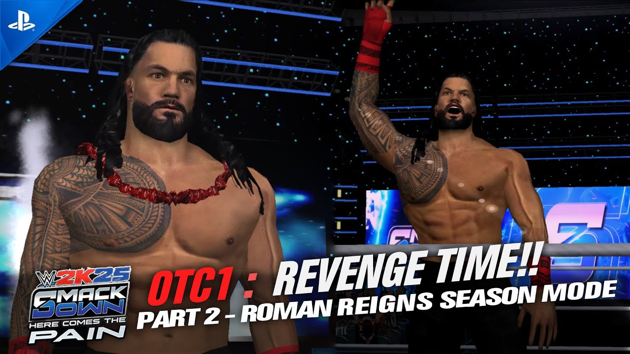 WWE Here Comes The Pain 2K25 Mod | Roman Reigns Season Mode Part 2 – The Bloodline Story Begins!