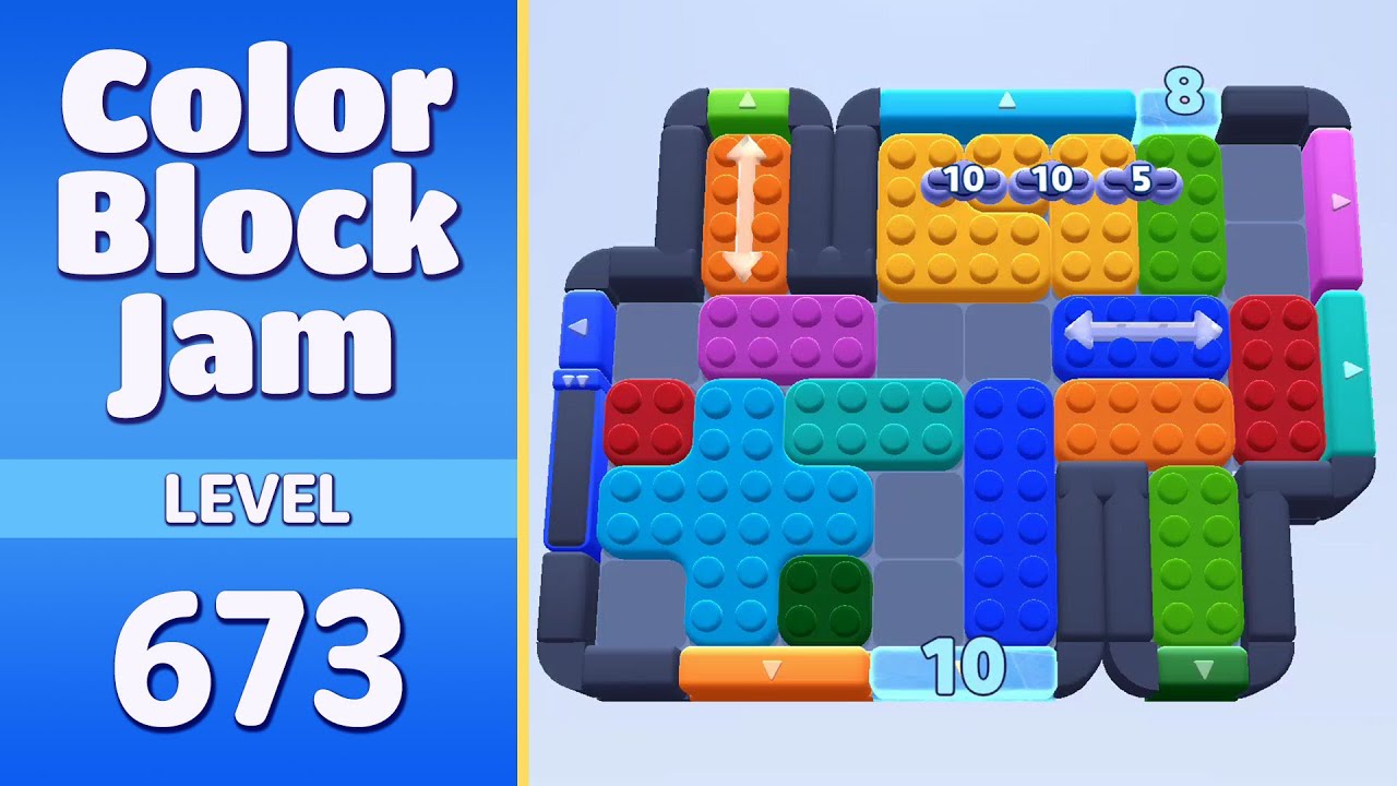 Color Block Jam Level 673 | Every Puzzle Solved! 🎯