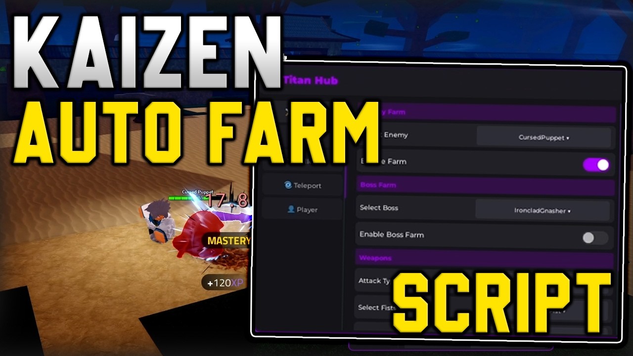 [⛩️NEW] Kaizen BEST Script Auto Farm, Max Stats, Chests Farm (Roblox 2026)