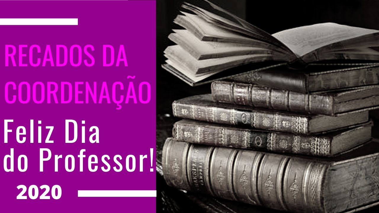 Feliz Dia do Professor! (2020)