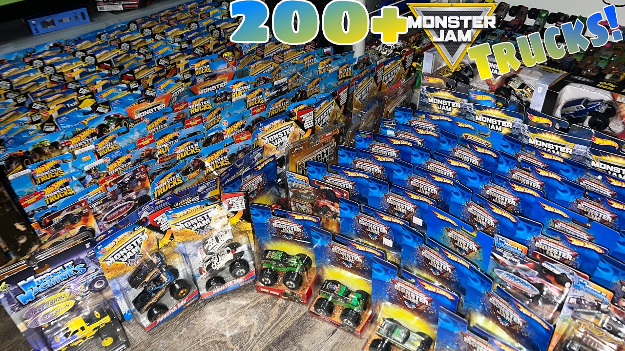 I BOUGHT An INSANE 200 Diecast Monster Jam Truck COLLECTION And This What Was In It! FULL HAUL!