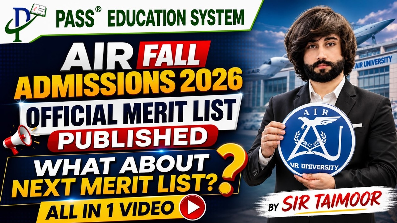 AIR University 2026 Merit List I AIR Merit List Analysis I AIR Admission 2027 Preparation I AU CBT