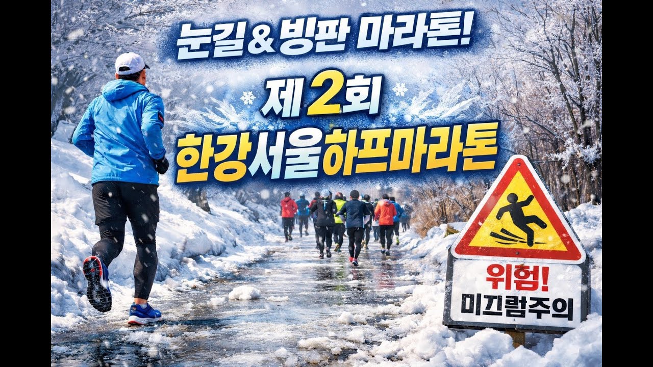 아이스스케이팅인줄..! 제2회 한강서울하프마라톤 10k 뛰어보기