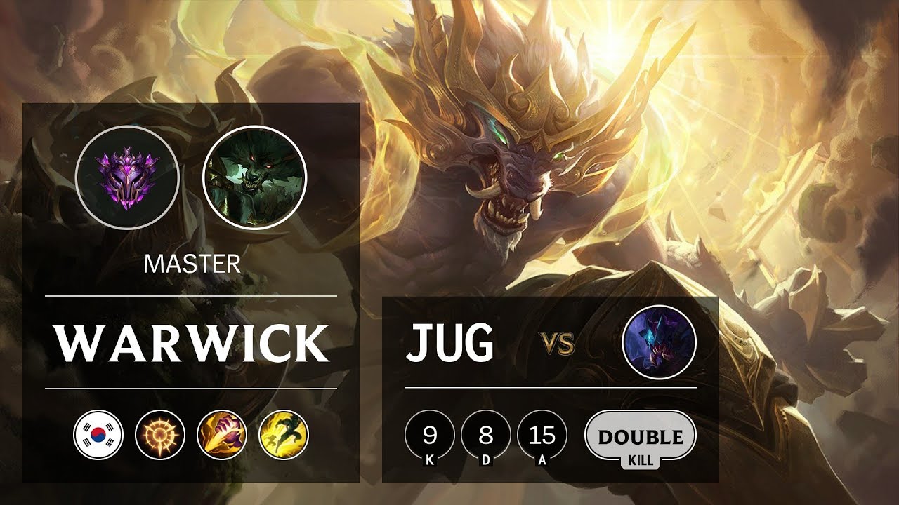 Warwick Jungle vs Rek'Sai - KR Master Patch 9.15