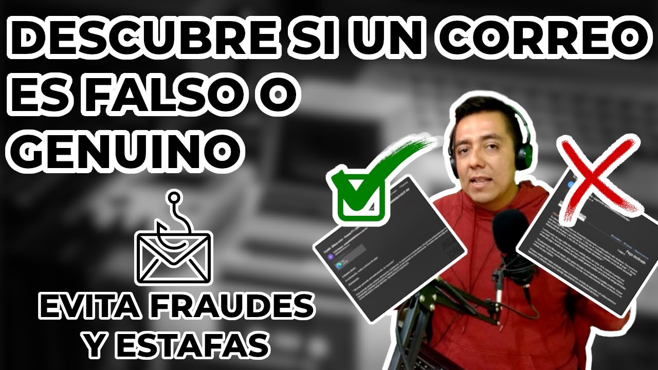 Identifica si un correo es falso. Evita fraudes, estafas y phishing.