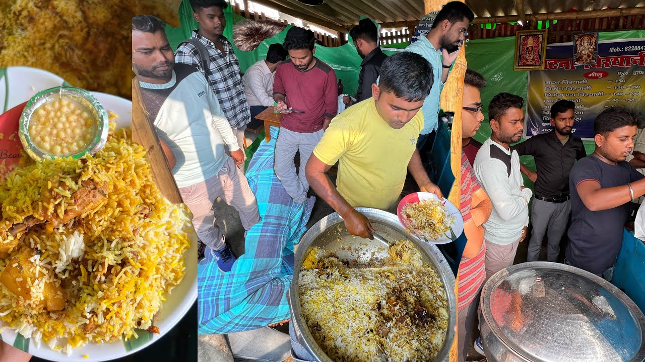 भीड़ इतनी की Advance Booking करनी पड़ती है यहाँ Mutton और Chicken Biryani खाने के लिए|Zaika Patna Ka
