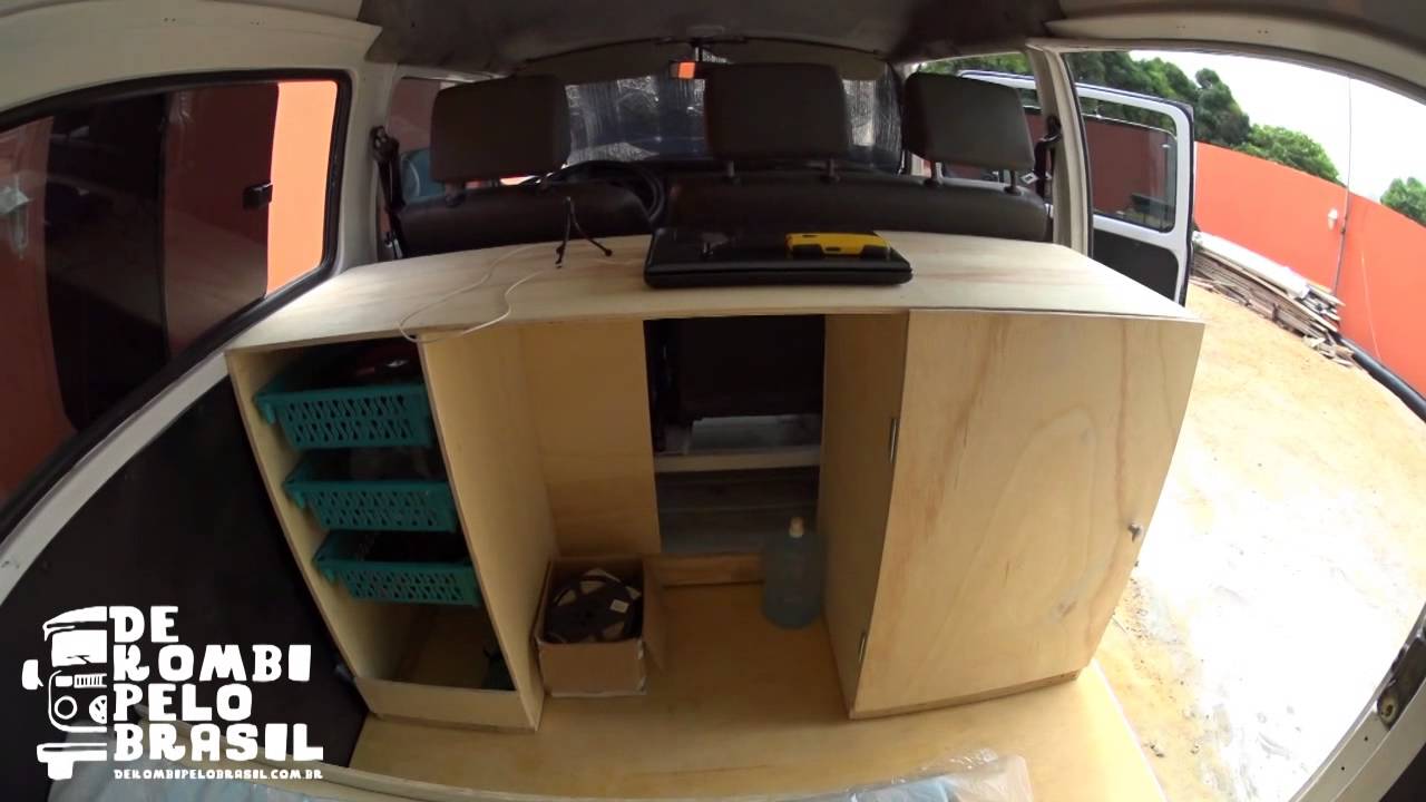De Kombi pelo Brasil - Resumo da adaptação do interior