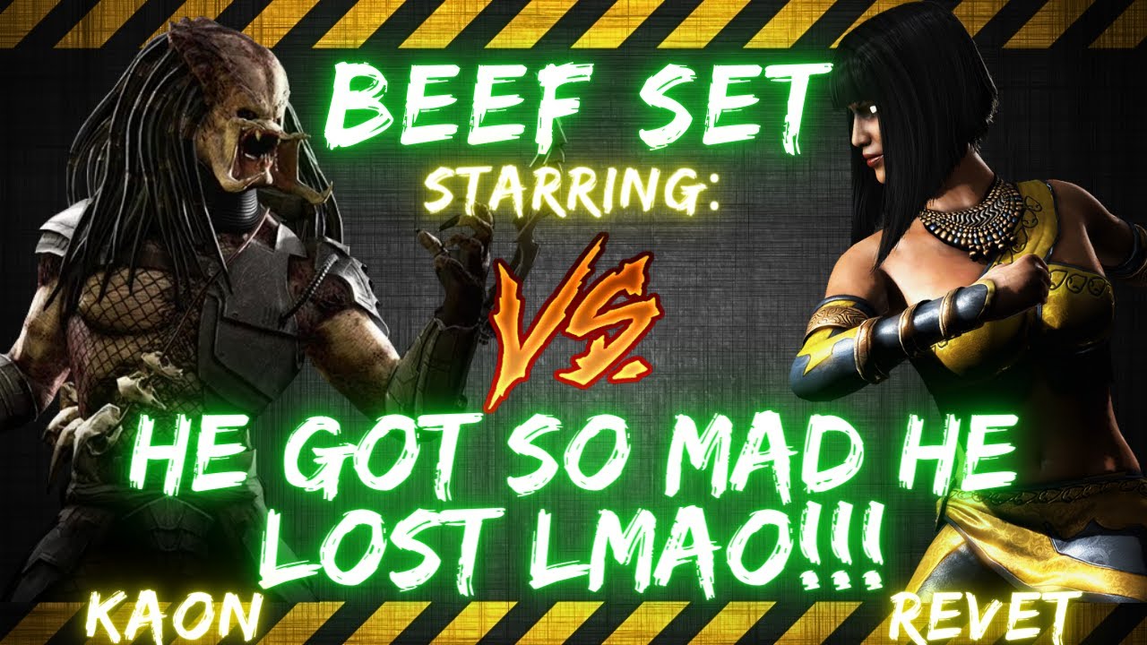 BEEF SET ft. Revet vs Kaon | HE GOT SO MAD HE LOST LMAO!!! 🤣🎤🔥