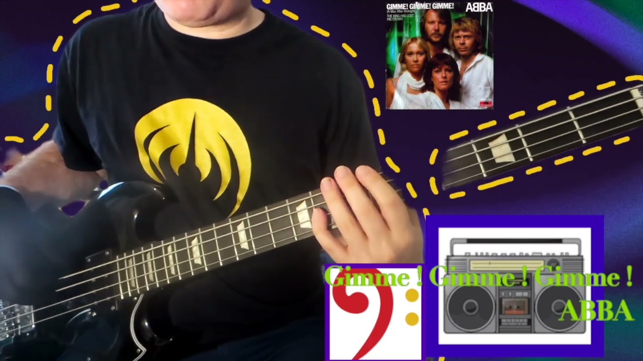 Gimme ! Gimme ! Gimme ! - ABBA (Bass Cover)