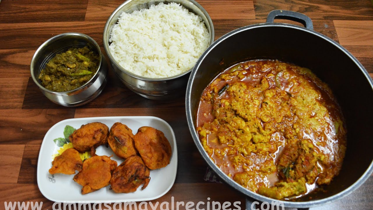Muttai Kuzhambu | Eral Vathakal | Meen Varuval | Fish Fry | Prawn stir fry |Lunch Menu -18