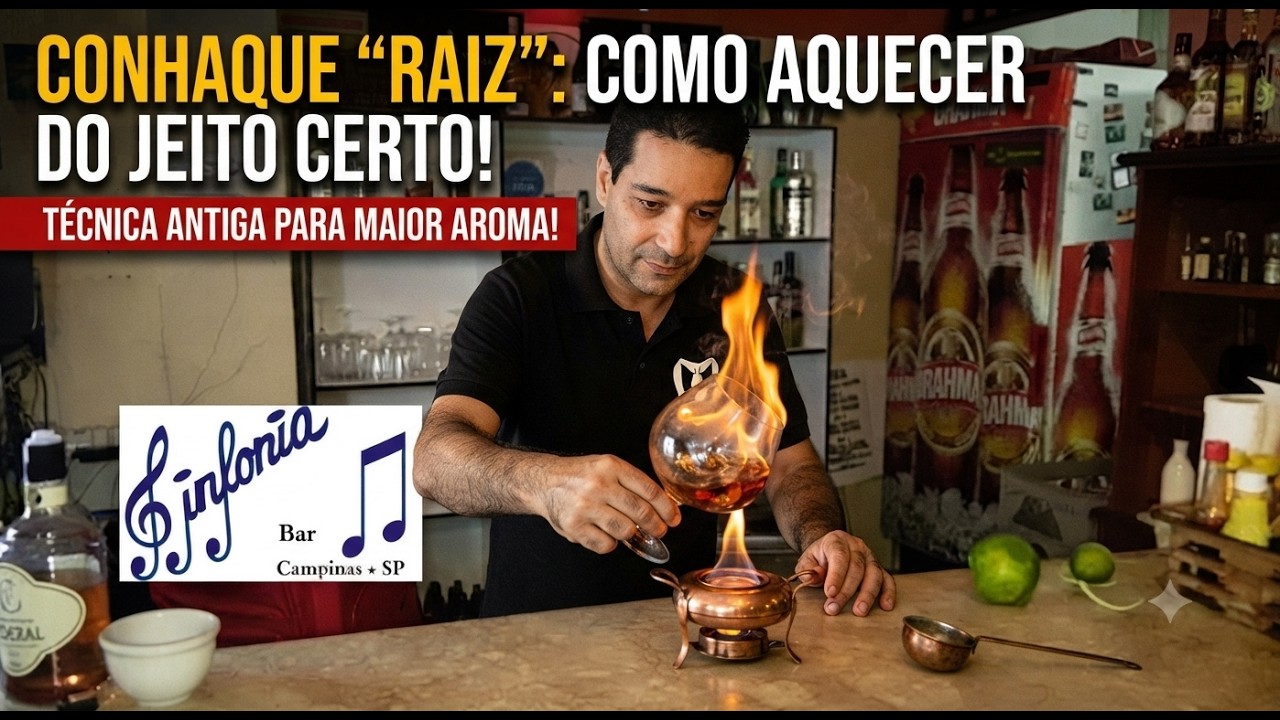 MORAES PELOS BARES - Flambando o conhaque - Denis de Moraes - Executivo dos Drinks