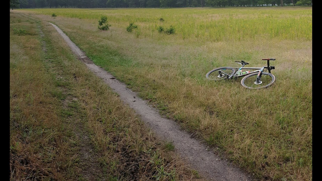 Wet gravelride - Maashorst 77km - Niner RLT9 Alloy Singlespeed!