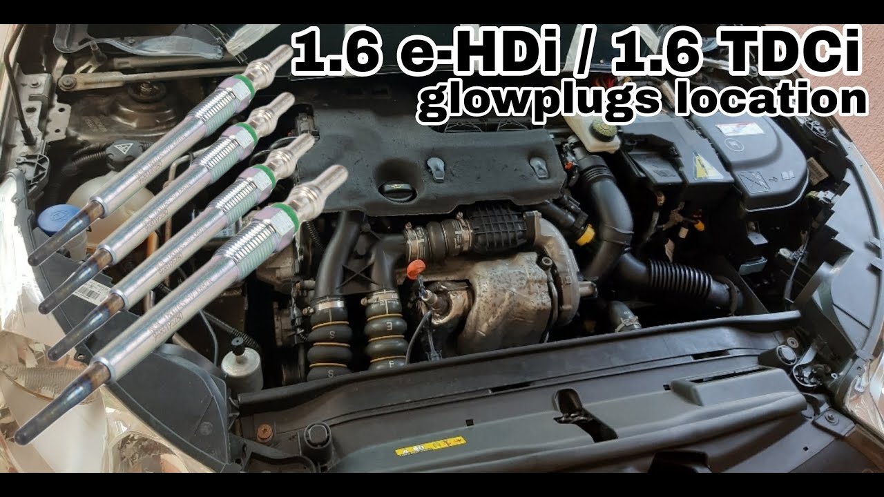 1.6 e-HDi/TDCi Glowplugs & Relay Location + wiring diagram