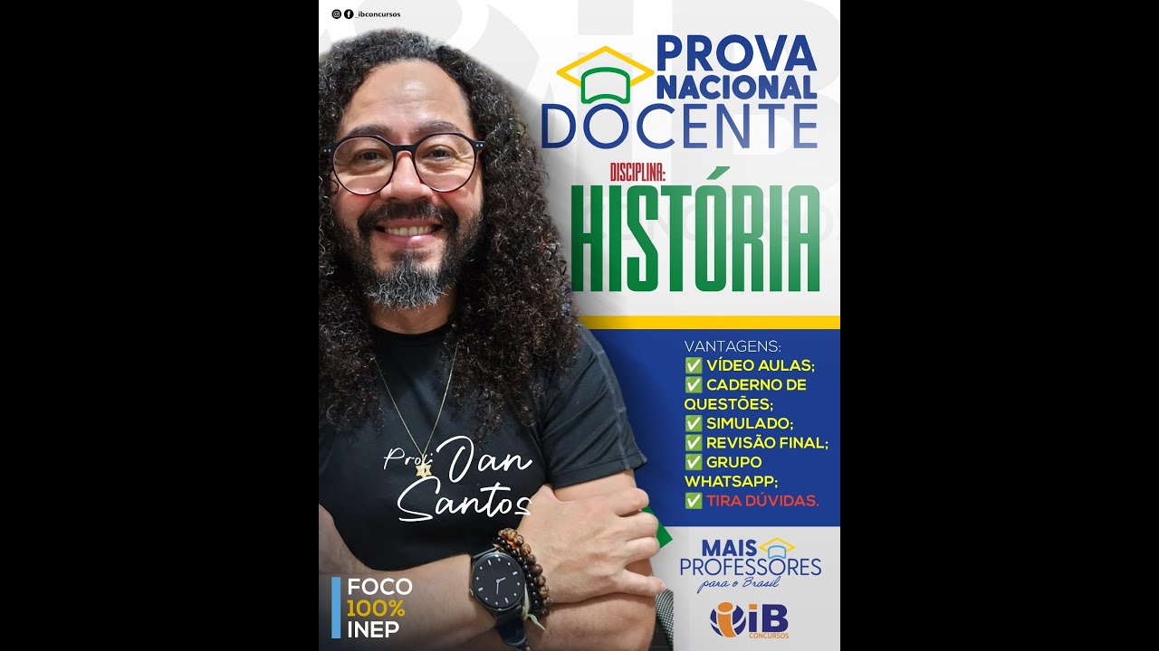 AULÃO DE HISTÓRIA 2025 | PROVA NACIONAL DOCENTE (PND)