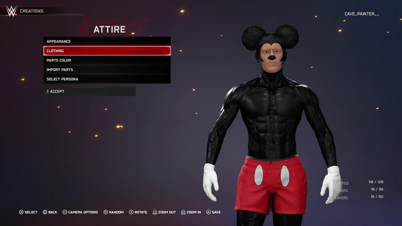How to Create MICKEY MOUSE in WWE 2K25 – Disney’s Icon Enters the Ring!