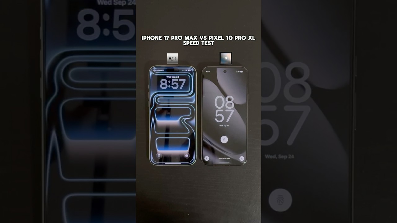 iPhone 17 Pro Max vs Pixel 10 Pro XL Speed Test